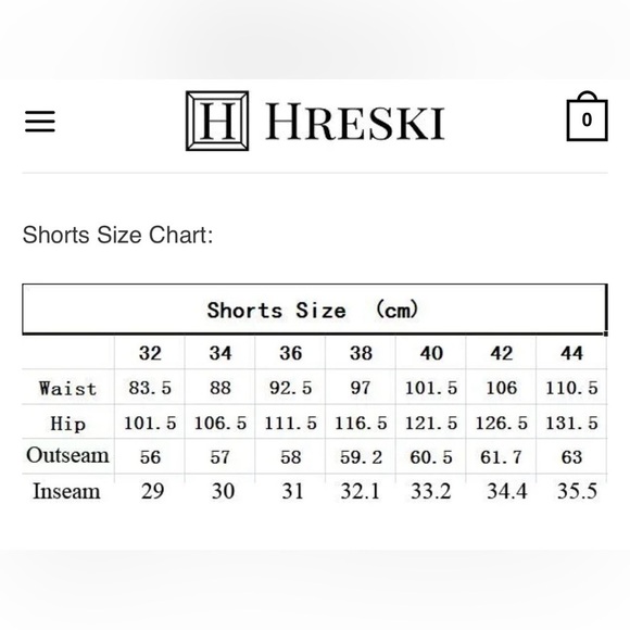 Hreski Golf Shorts Brick Wall Pattern Brown/White Men’s Size 40 NWT - Picture 9 of 14